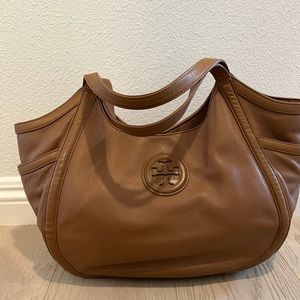Tory Burch Tan Leather hobo bag large